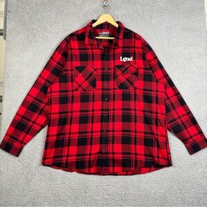 Lgnd Supply Co Shirt Mens Size 3XL Buffalo Plaid Button Down Regular Fit